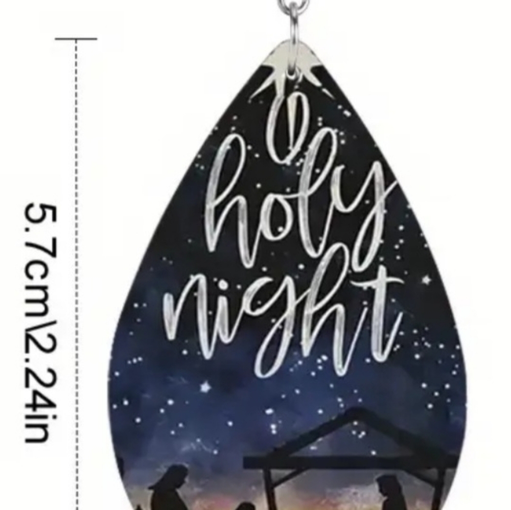 Holy Night Christmas Ornament